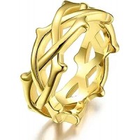 Gold crown ring