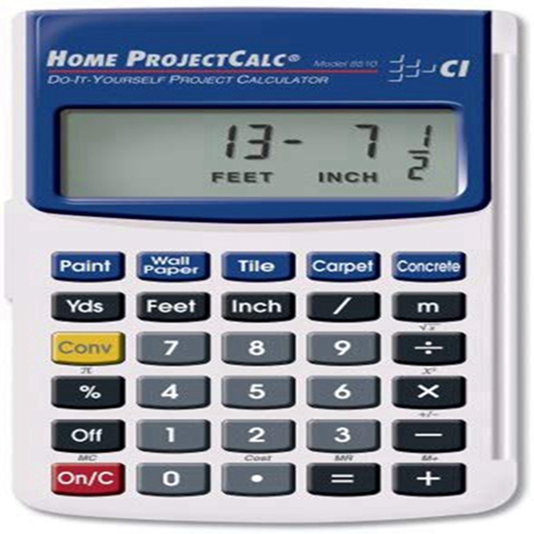 RACDDE Calculated 8510 Home ProjectCalc Do-It-Yourself Project Calculator 
