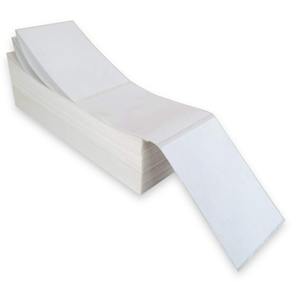 Racdde  4x6 Fanfold Direct Thermal Shipping Labels (Fanfold 4000 Labels)