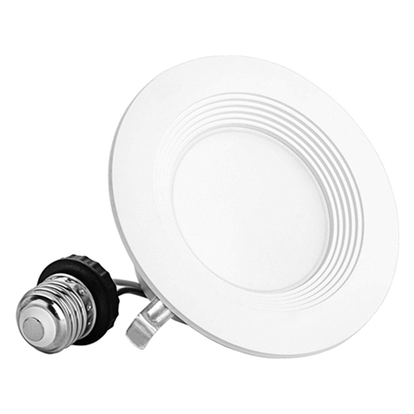 4 Inch Baffle Recessed Retrofit Lights, Ceiling Recessed Lighting Downlight, 5000K (Daylight) Dimmable Led Can Lights, CRI 90, UL and Energy Star Certified 1 Pack 