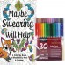 Racdde Art Classic Fine Tip Marker Pens in a Case, Set of 30 and Maybe Swearing Will Help: An Adult Coloring Book of Motivation, Puns & Cursing, Color and Laugh Your Way to Less Stress! 