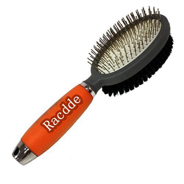 Racdde Professional Double Sided Pin and Bristle Brush for Dogs and Cats Grooming Comb Cleans Pets Shedding and Dirt for Short Medium or Long Hair 