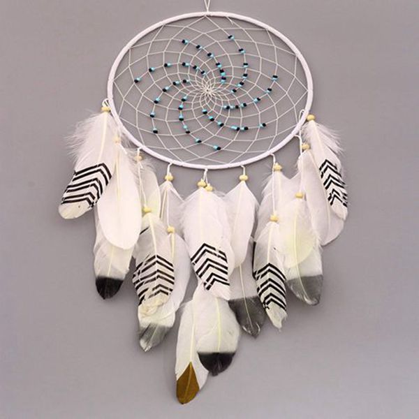 Racdde Handmade Dream Catcher with Feathers Wall Hanging Ornament Craft Gift