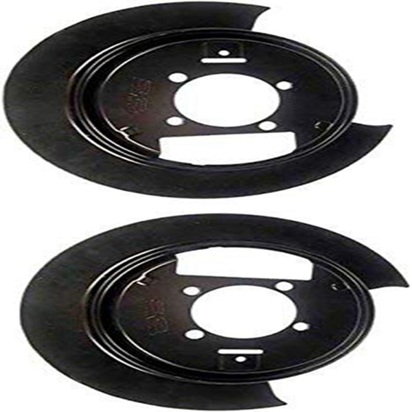 Racdde 035310 Disc Brake Steel Dust Shield Backing Plate Set Of 2 Fits Rear Left & Right (Models With 4WD & Disc Brakes; Replaces 88935987, 88935988) 