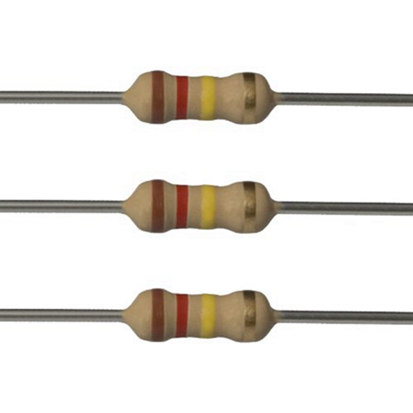 Racdde 10EP514120K 120k Ohm Resistors, 1/4 W, 5% (Pack of 10) 