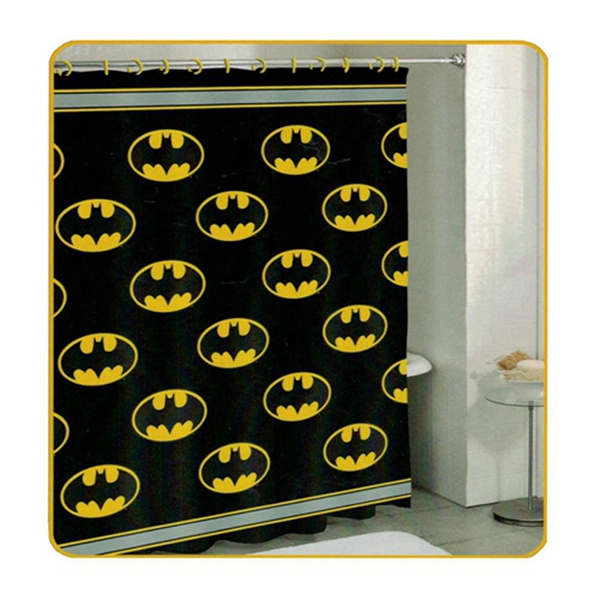Racdde Batman New Alliance Shower Curtain - Batman Logo 