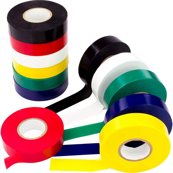 Weather-Resistant Colored Electrical Tape 60 Jumbo Roll 12 Pack by Racdde Supply. Color Code Your Electric Wiring Safely with Indoor/Outdoor PVC Vinyl, UL Listed to 600V, for a Variety of Taping Needs 