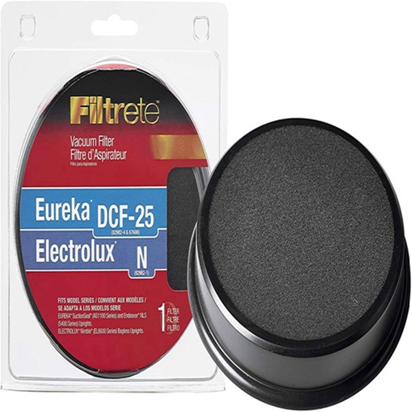 Racdde  Filtrete Eureka/Electrolux DCF-25 / N Allergen Vacuum Filter, 1, Black 