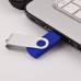 Racdde 10 X 1GB USB Flash Drive 1gb Flash Drive Swivel Thumb Drive Memory Stick Keychain Design Blue 