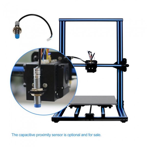 Racdde A30 Large Volume 3D Printer Kit with Touch Screen - Blue 